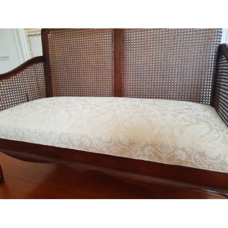 Edwardianische Mahagoni Massivholz Stühle Sessel Sitzbank antik ca 1890