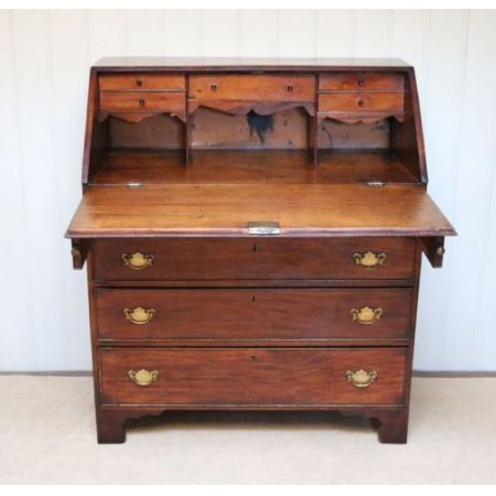 Georgianischer antiker Mahagoni Sekretär englisch ca 1800