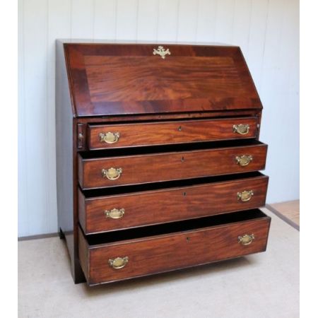 Georgianischer antiker Mahagoni Sekretär englisch ca 1800