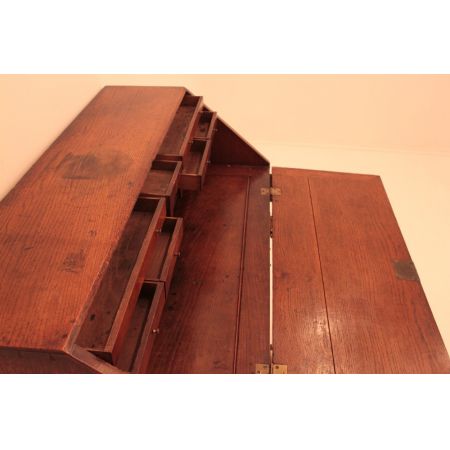 Georgianischer Ulmen Sekretär antik ca 1800