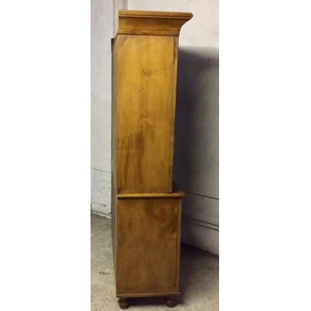 Viktorianischer Kirschbaum Kleiderschrank britisch antik ca 1860