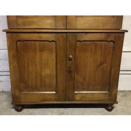 Viktorianischer Kirschbaum Kleiderschrank britisch antik ca 1860