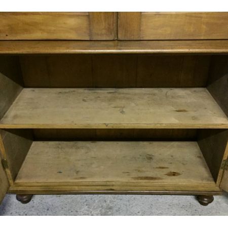 Viktorianischer Kirschbaum Kleiderschrank britisch antik ca 1860