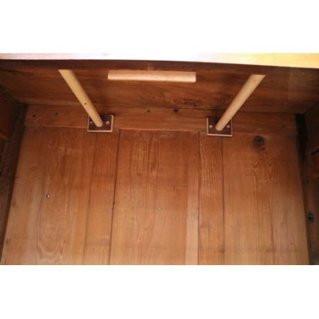 Antiker französischer Kirschbaum Kleiderschrank ca 1850