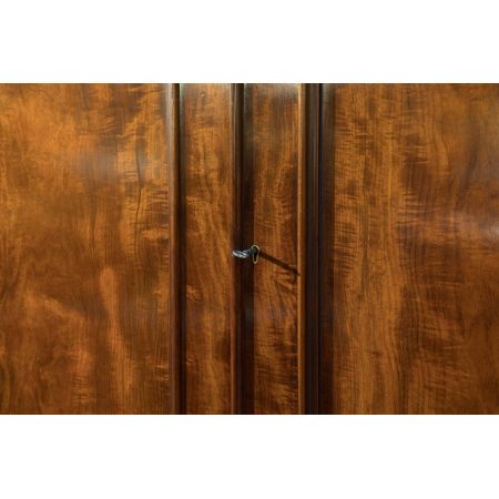 Viktorianischer antiker Mahagoni Kleiderschrank ca 1880