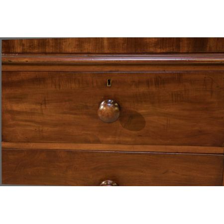 Viktorianischer antiker Mahagoni Kleiderschrank ca 1880