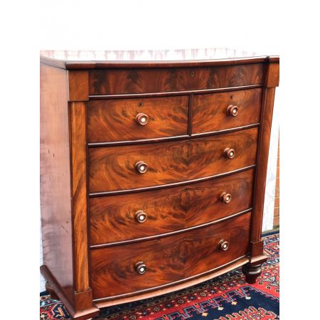 Viktorianische antike Kommode Massivholz englisch ca 1860