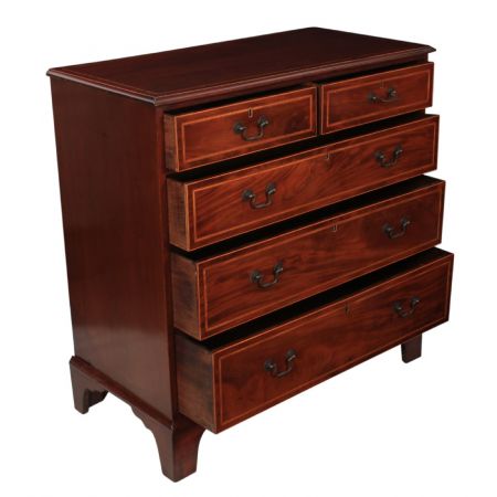 Georgianische antike Mahagoni Kommode britisch ca 1780
