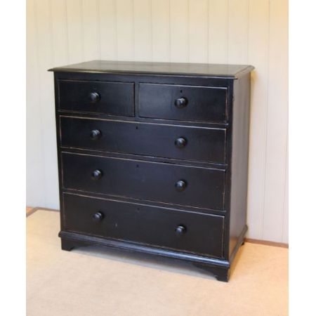 Viktorianische antike Weichholz Kommode britisch lackiert ca 1880