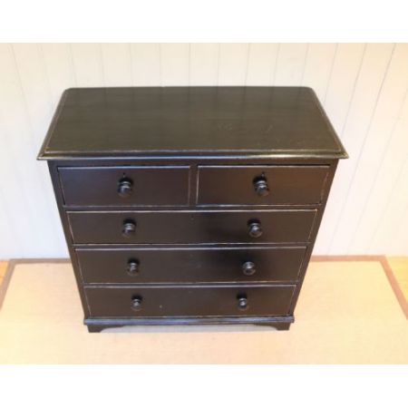 Viktorianische antike Weichholz Kommode britisch lackiert ca 1880