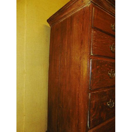 Georgianische antike Eichen Kommode britisch ca 1740