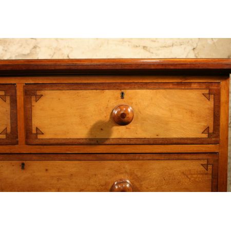 Viktorianische Bergahorn Kommode antik britisch ca 1860