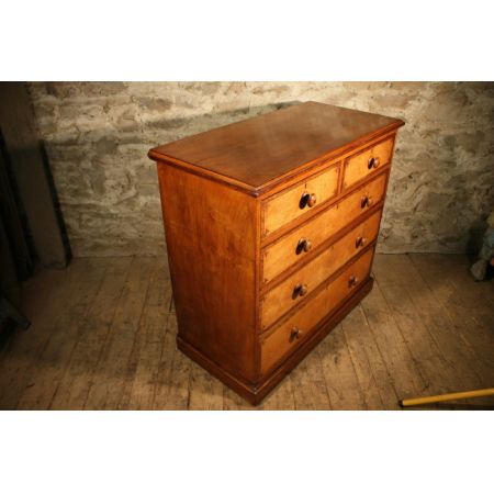 Viktorianische Bergahorn Kommode antik britisch ca 1860