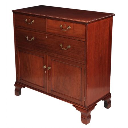 Georgianische antike Mahagoni Kommode englisch ca 1770