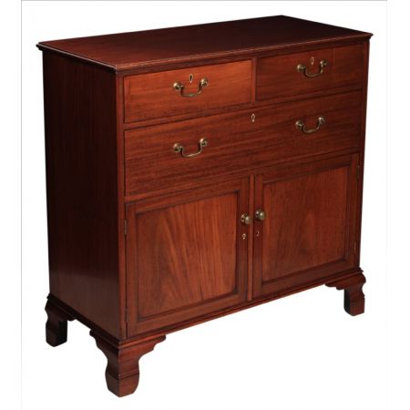 Georgianische antike Mahagoni Kommode englisch ca 1770