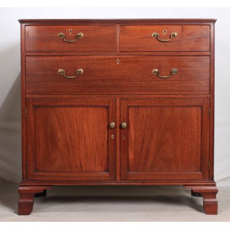 Georgianische antike Mahagoni Kommode englisch ca 1770