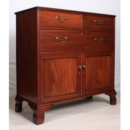 Georgianische antike Mahagoni Kommode englisch ca 1770