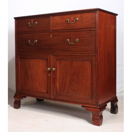 Georgianische antike Mahagoni Kommode englisch ca 1770