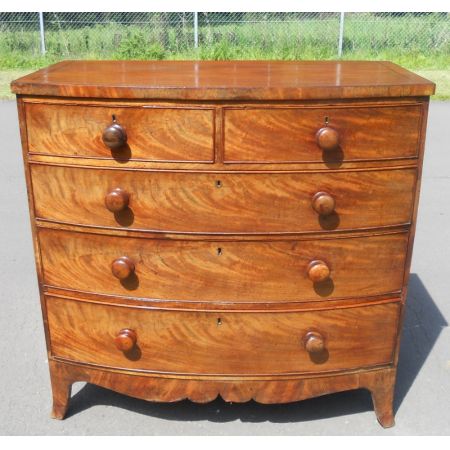 Georgianische antike Mahagoni Kommode britisch ca 1800