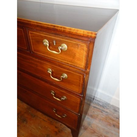 Georgianische antike Mahagoni Kommode britisch ca 1800