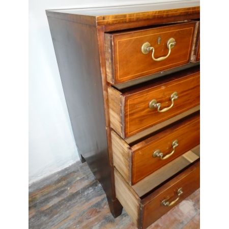 Georgianische antike Mahagoni Kommode britisch ca 1800