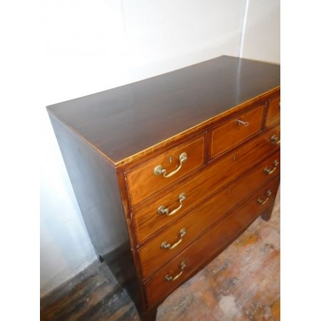 Georgianische antike Mahagoni Kommode britisch ca 1800