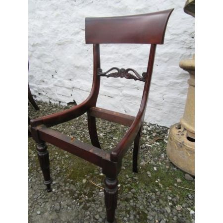 Viktorianische antike Mahagoni Stühle britisch ca 1860