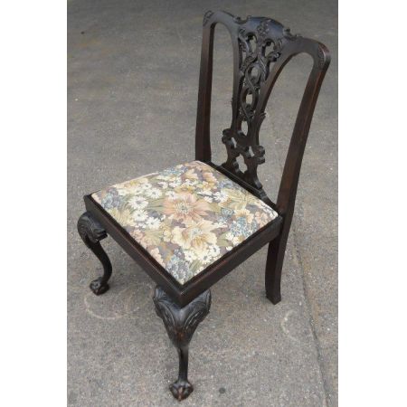 Antike britische Mahagoni Stühle Esszimmerstühle ca 1920