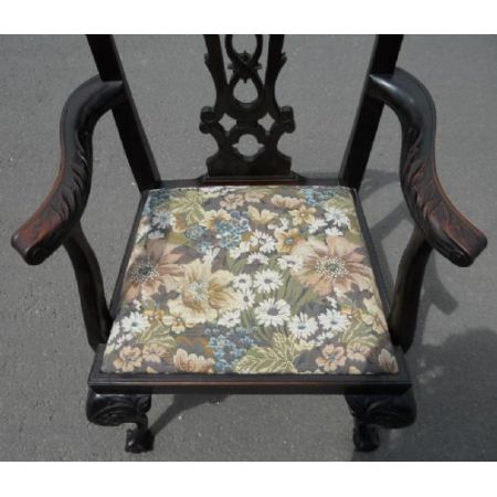 Antike britische Mahagoni Stühle Esszimmerstühle ca 1920