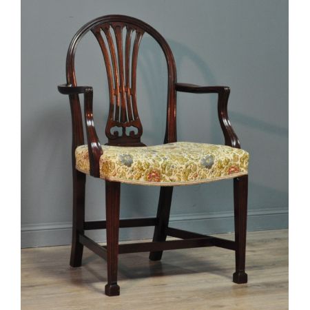 Antike britische Mahagoni Stühle Küchenstühle ca 1920