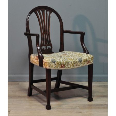 Antike britische Mahagoni Stühle Küchenstühle ca 1920