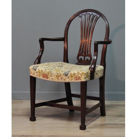 Antike britische Mahagoni Stühle Küchenstühle ca 1920