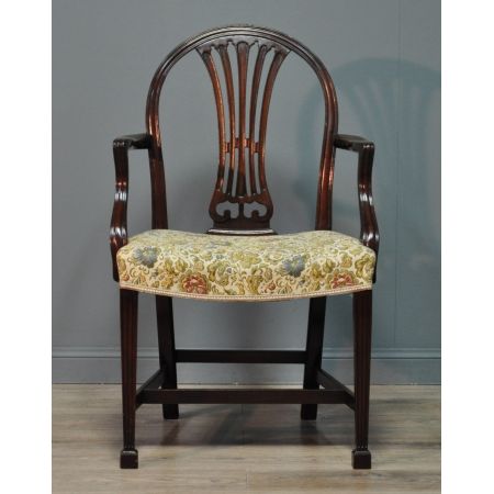 Antike britische Mahagoni Stühle Küchenstühle ca 1920