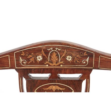 Edwardianische antike Palisander Stühle britisch Küchenstühle ca 1900