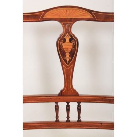 Antike britische Palisander Stühle Küchenstühle ca 1900