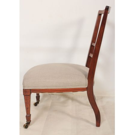 Antike britische Palisander Stühle Küchenstühle ca 1900