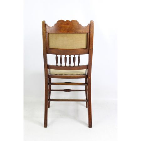 Edwardianische Arts & Crafts Nussbaum Stühle englisch antik ca 1890