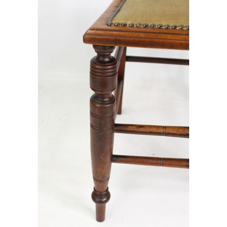 Edwardianische Arts & Crafts Nussbaum Stühle englisch antik ca 1890