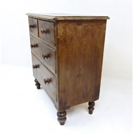 Viktorianische antike Kiefern Kommode Weichholz britisch ca 1890