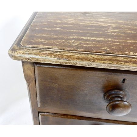 Viktorianische antike Kiefern Kommode Weichholz britisch ca 1890