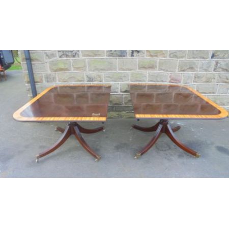 Antiker britischer Mahagoni Esstisch ca 1910