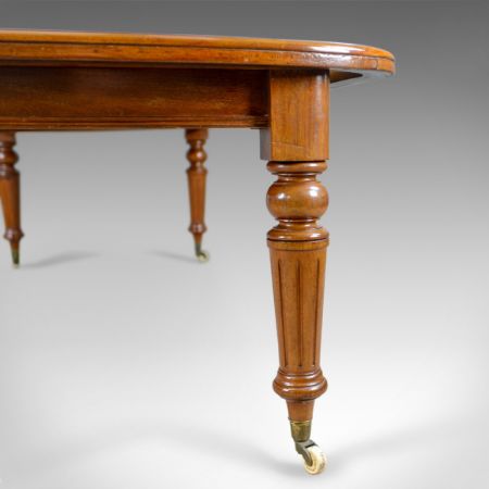 Antiker viktorianischer Mahagoni Esstisch englisch ca 1860