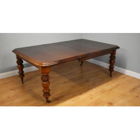 Viktorianischer antiker Mahagoni Esstisch Stühle britisch ca 1860