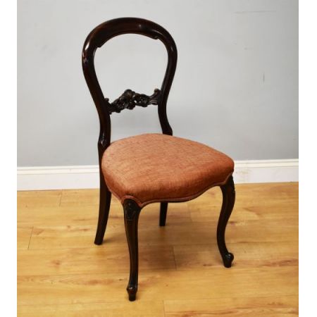 Viktorianischer antiker Mahagoni Esstisch Stühle britisch ca 1860