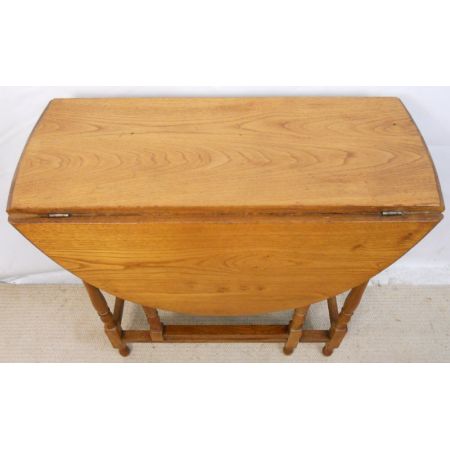 Antiker britischer Eichen Esstisch Gateleg ca 1930