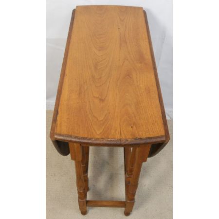 Antiker britischer Eichen Esstisch Gateleg ca 1930