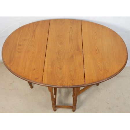 Antiker britischer Eichen Esstisch Gateleg ca 1930