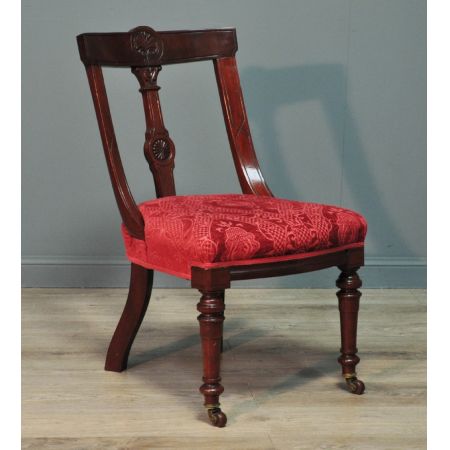 Viktorianische antike Mahagoni Stühle britisch ca 1860