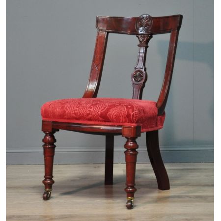 Viktorianische antike Mahagoni Stühle britisch ca 1860
