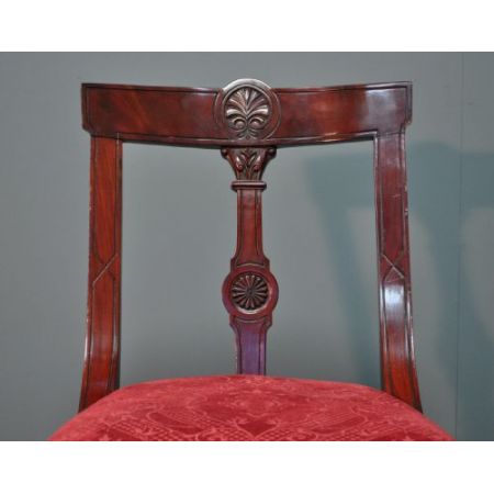 Viktorianische antike Mahagoni Stühle britisch ca 1860